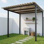 Lámina Policarbonato Troquelada Bronce 14 pies