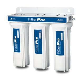 Filtro Triple Con Grifo Y Soporte
