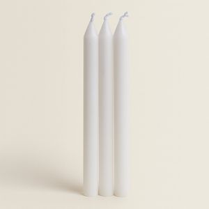 Set de 3 Velas Blancas