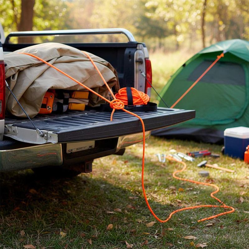 Lazo Retorcido de Polipropileno Anaranjado 3/8 Plg x 1 M