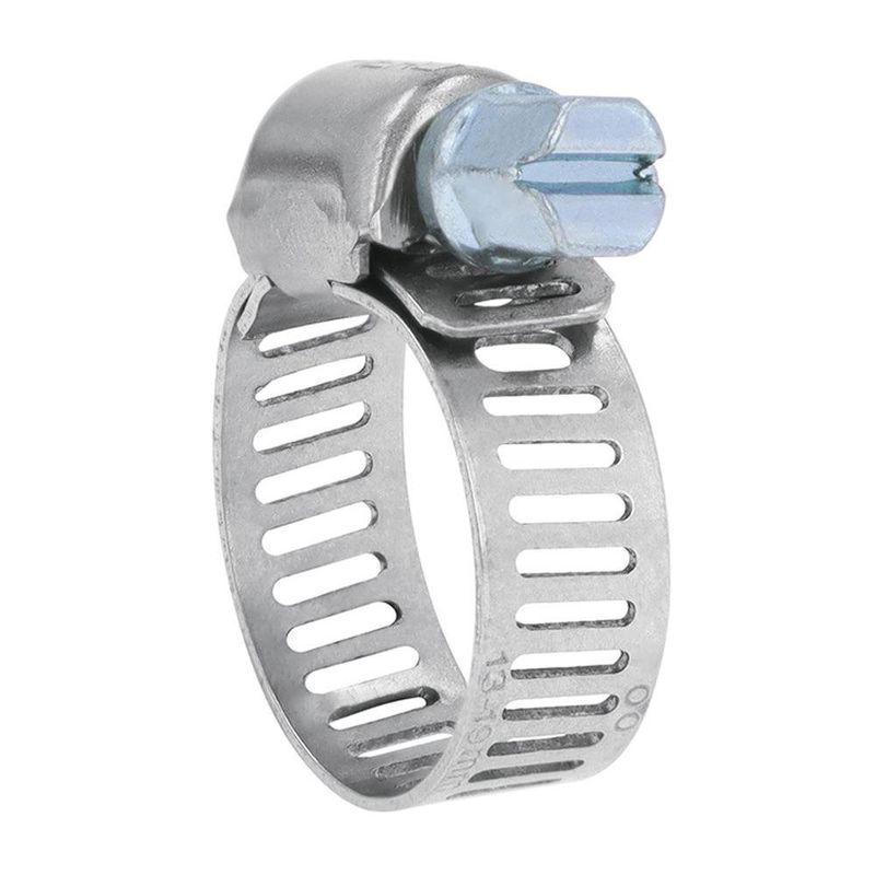 Set de 2 Abrazaderas de Acero Inoxidable 1/2 a 3/4 Plg