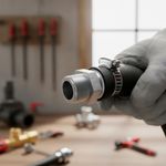 Set de 2 Abrazaderas de Acero Inoxidable 1/2 a 3/4 Plg