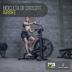 Bicicleta Air Bike para Cardio y Cross Training con Resistencia de Aire y Manillares Móviles