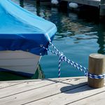 Lazo de Polipropileno Trenzado Azul 5/8 Plg