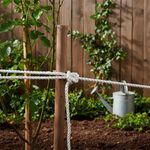 Lazo de Nylon Retorcido para Amarre Color Blanco de 3/8 Plg x 1 M