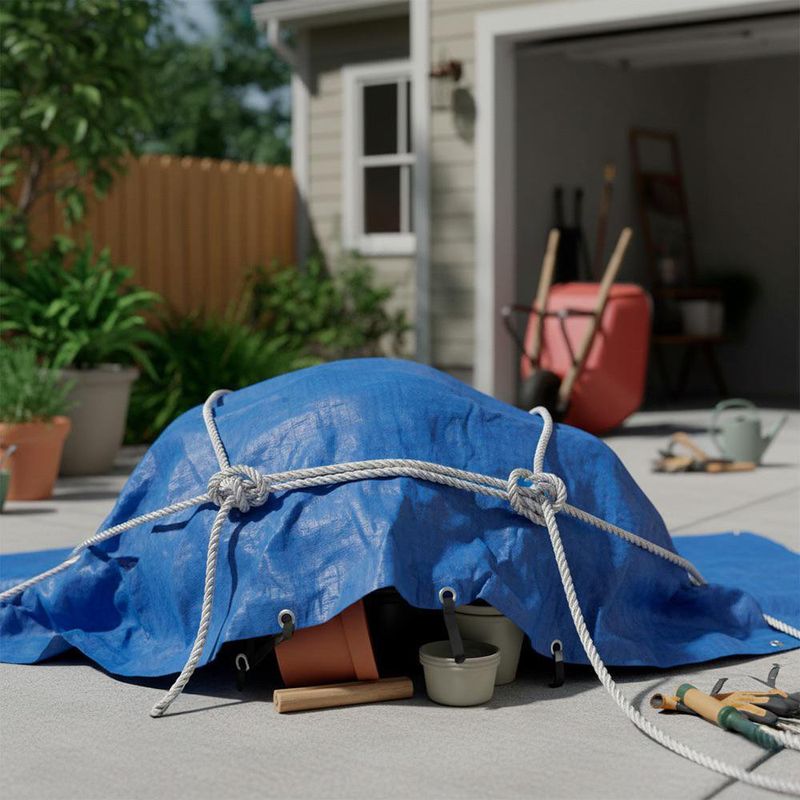 Lazo de Nylon Retorcido para Amarre Color Blanco de 3/8 Plg x 1 M