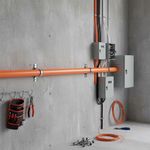 Tubo Drenaje Bajada Pluvial Naranja 3 Plg por Metro