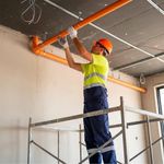 Tubo Drenaje Bajada Pluvial Naranja 3 Plg por Metro