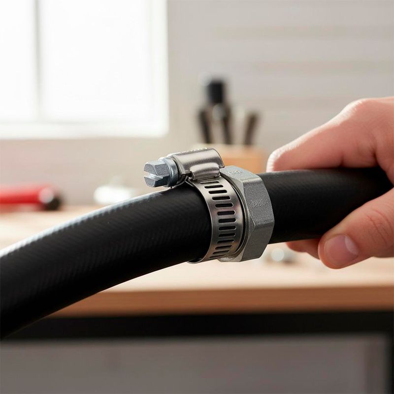 Set de 2 Abrazaderas de Acero Inoxidable 5/8 a 7/8 Plg