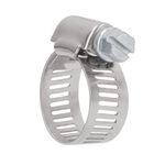 Set de 2 Abrazaderas de Acero Inoxidable 5/8 a 7/8 Plg