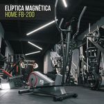 Elíptica Magnética FB-200 con 8 Niveles de Resistencia y Monitor