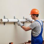 Tubo PVC Blanco 4 Plg 125 PSI por Metro