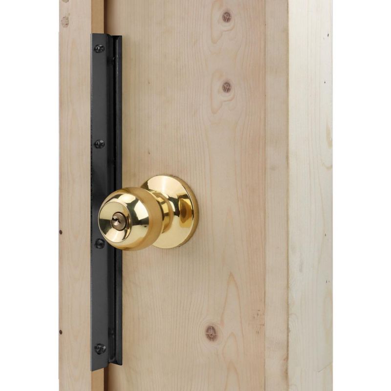 Protector de Cerradura para Puerta Negro