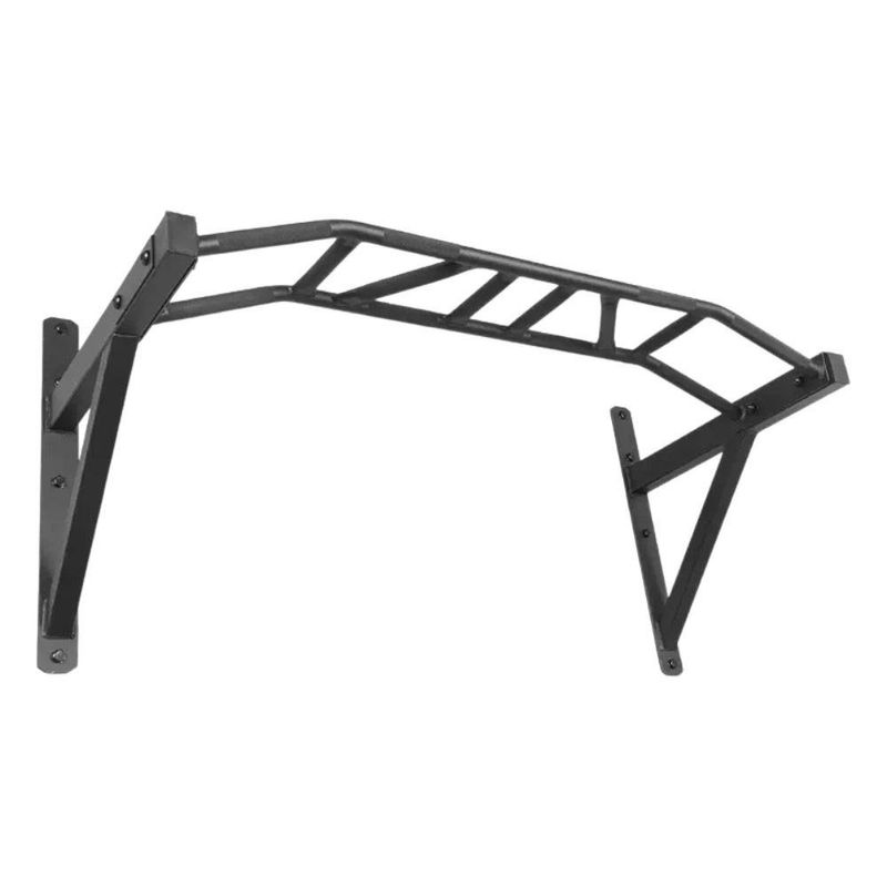 Barra Pull Up Multi Agarre para Dominadas en Pared con Estructura de Acero