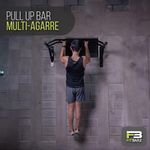 Barra Pull Up Multi Agarre para Dominadas en Pared con Estructura de Acero