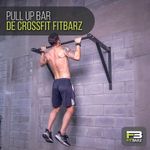 Pull-Up Bar de CrossFit PRO para Dominadas en Pared de Acero Reforzado