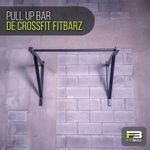 Pull-Up Bar de CrossFit PRO para Dominadas en Pared de Acero Reforzado