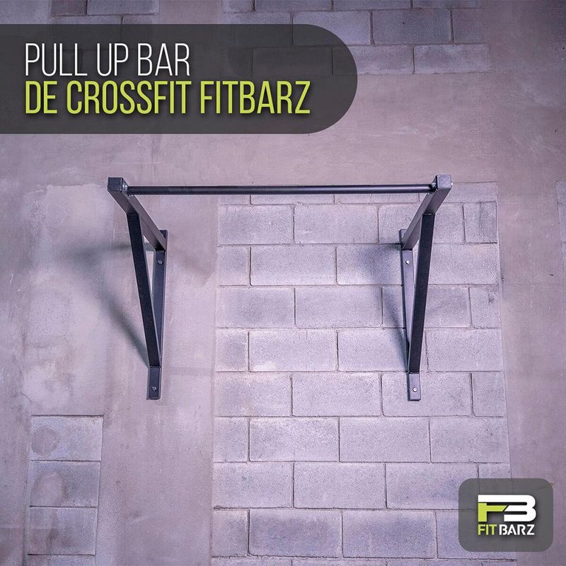 Pull-Up Bar de CrossFit PRO para Dominadas en Pared de Acero Reforzado