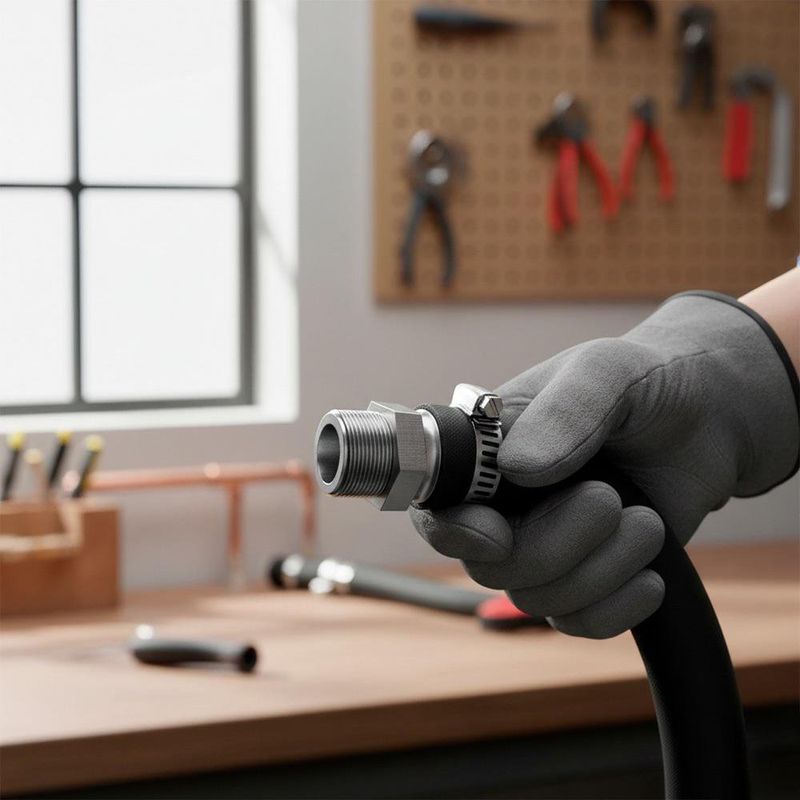 Set de 4 Abrazaderas de Acero Inoxidable de 1/2 a 3/4 Plg