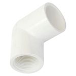 Codo 90° de PVC Liso de 3/4 Plg con Rosca