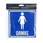 Rótulo Para Señalización Damas 19 X 19 Cm - Truper