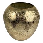 Florero Alto de Vidrio Tipo Huevo Texturizado