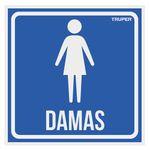 Rótulo Para Señalización Damas 19 X 19 Cm - Truper