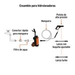 Hidrolavadora Eléctrica de 2000 PSI