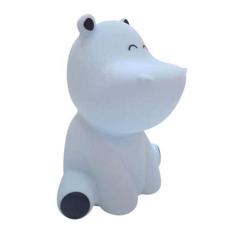 Lámpara de Noche Hipopótamo Castellino Luz Cálida