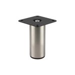 Pata para Mueble 100 Mm Acabado Satinado Inoxidable