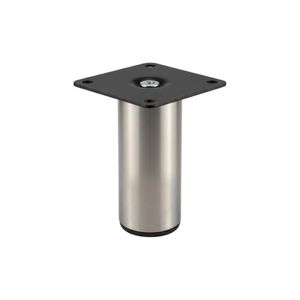 Pata para Mueble 100 Mm Acabado Satinado Inoxidable