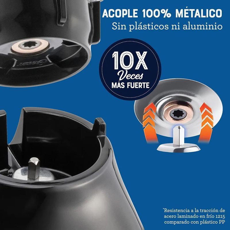 Licuadora Negra con Vaso de Vidrio 2 Velocidades