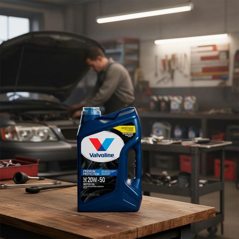 Aceite Mineral Automotriz 20W-50  Premium Protection 1.25 Gal