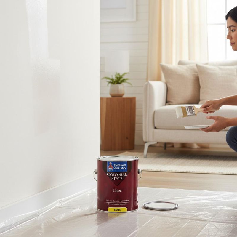 Pintura Colonial Ultra Deep Mate 1/4 Galón