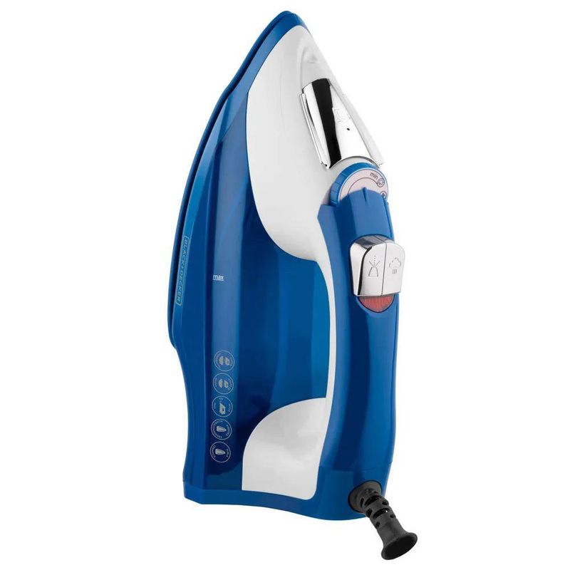 Plancha a Vapor de Cerámica Color Azul