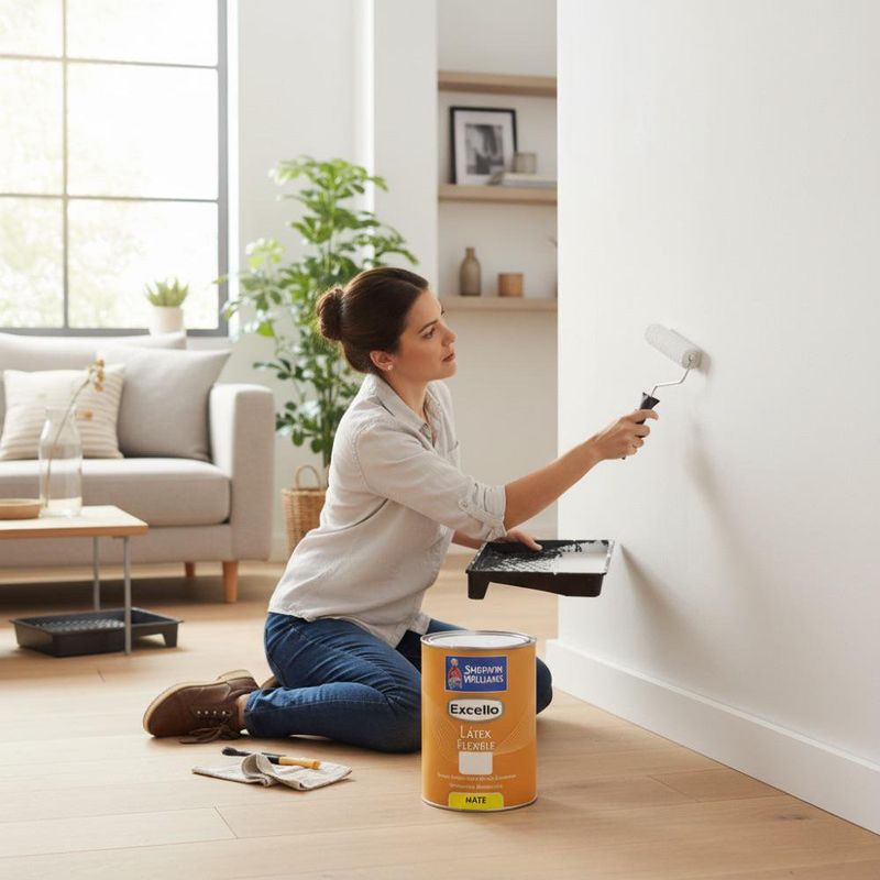 Pintura Excello Látex Flexible Mate Base Deep 1 Gal