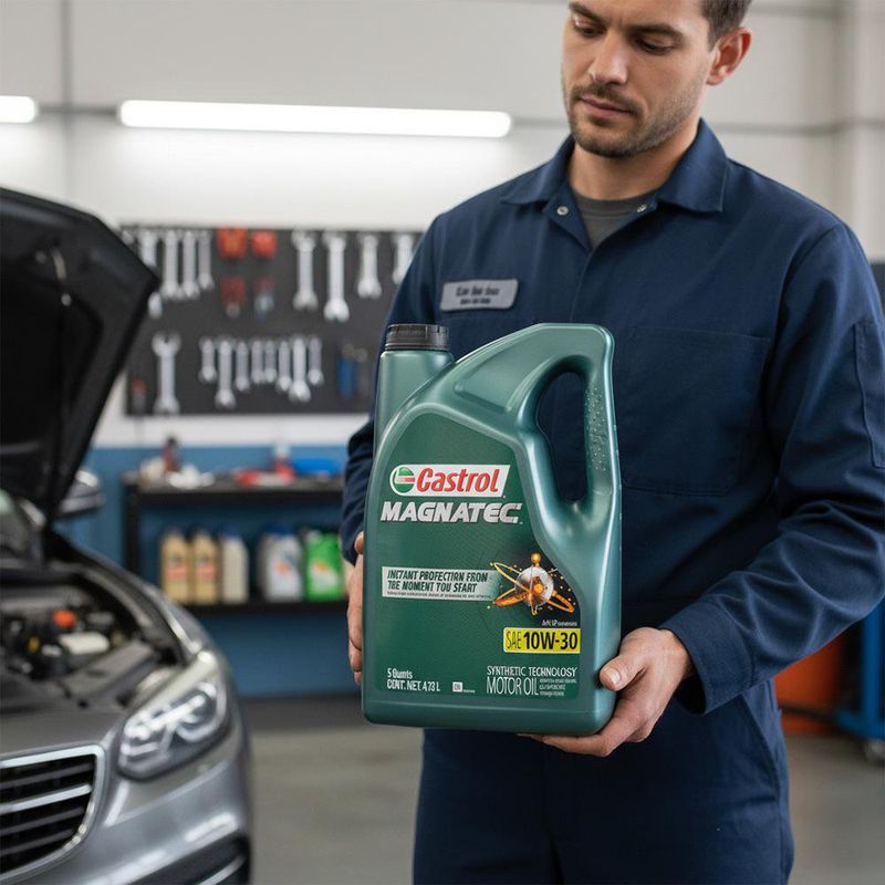 Aceite de Motor 10W30 Semi Sintético Magnatec 5 Qt