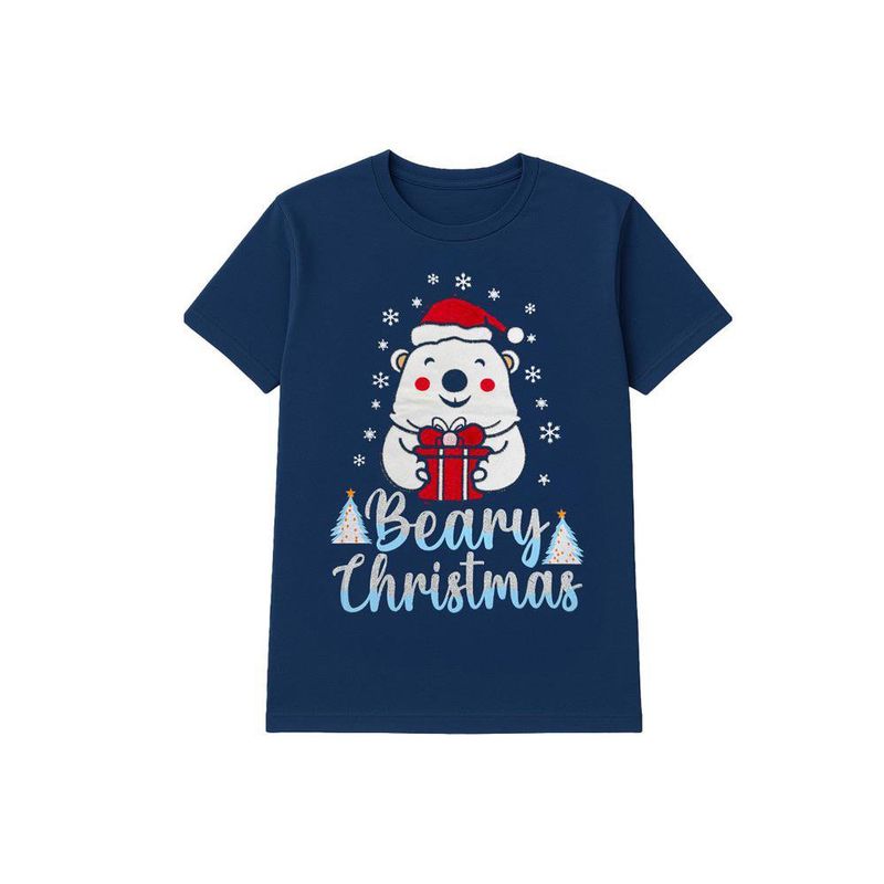 Pijama Navideña con Diseño de Oso Polar para Niño - Tallas Surtidas