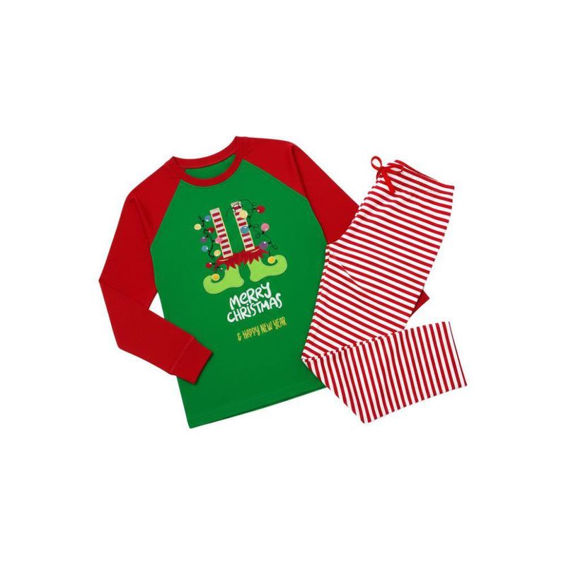 Pijama Navideña de Elfo para Niña - Tallas Surtidas