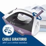 Plancha a Vapor Antiadherente Violeta