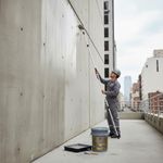 Pintura Látex Super Paint Exterior Base Ultra Deep Color Blanco Mate en Cubeta