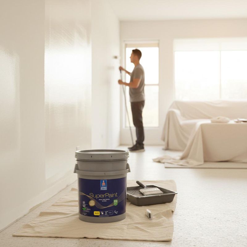 Pintura Superpaint Interior Mate Base Deep 5 Gal