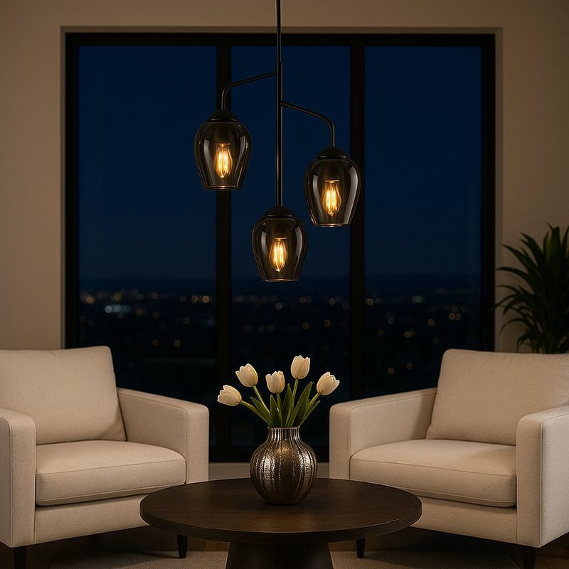 Lampara-de-Techo-Vidrio-Ahumado-3-Luces-E27-40-W