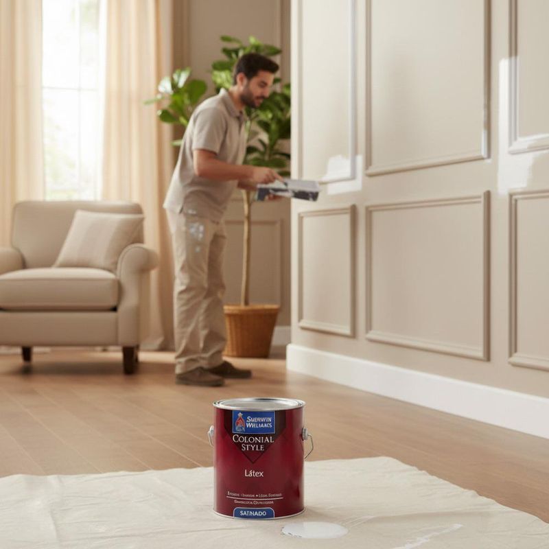 Pintura Colonial Extra Blanco Satinado 1 Gal