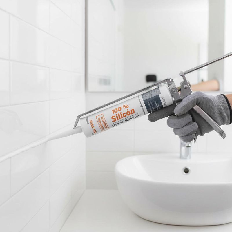 Sellador Silicón Blanco para Uso General 280 Ml