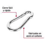 Bandola Tipo Mosquetón para Sujeción de 1/4 Plg