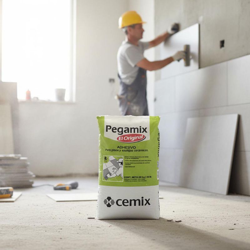 Adhesivo Pegamix Original Color Gris de 20 kg