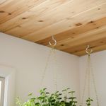 Set de 6 Armellas Abiertas Metálicas para Sujeción de 3 3/4 Plg