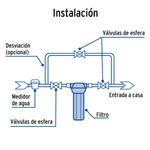Filtro de Agua con Cartucho de Sedimentos FILA-P1