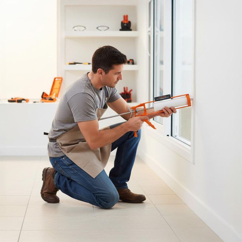 Pistola Calafateadora tipo Esqueleto